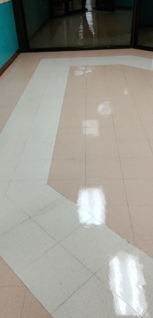 Floor Stripping and Waxing Services (School Lobby) in Lawrenceville, GA (2)