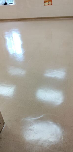 Floor Stripping and Waxing Services (School Lobby) in Lawrenceville, GA (1)